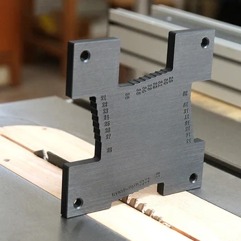 

2Pcs Woodworking Height Gauge Metric Depth Metal Gauge For Wood Router Table Professional Electric Saw Carpentry Measuring Tools