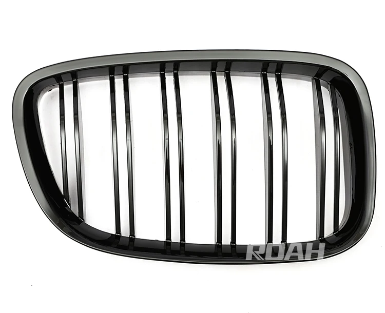 Front Bumper Hood Kidney Grille Glossy Black Double Slat Grill For BMW F07 5 Series M5 GT 520 528 530 535 550 2010-2017 car fenders