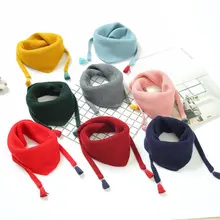 Корейский модный осенне-зимний шерстяной вязаный теплый шарф с кисточками для мужчин и женщин