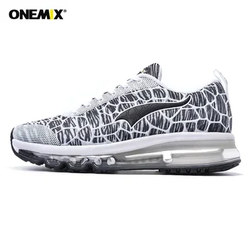 

ONEMIX New Men Running Shoes Breathable Damping Air Cushion Outdoor Walking Men Athletic Sneakers Jogging Trekking Shoes Max 47