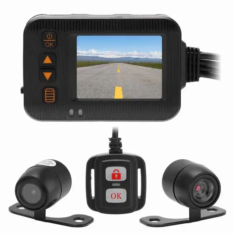 Front Rear High material Today's only Dash Cam Driving for Motorcycle Recorder Dual Lenses