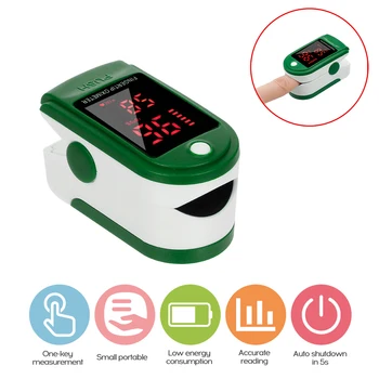 

Blood Oxygen Monitor Finger Pulse Oximeter Oxygen Saturation Monitor Fast Shipping within 24hours (without Battery)