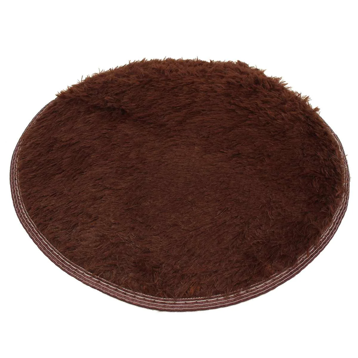 Round Soft Faux Sheepskin Fur Area Rugs for Bedroom Living Room Floor