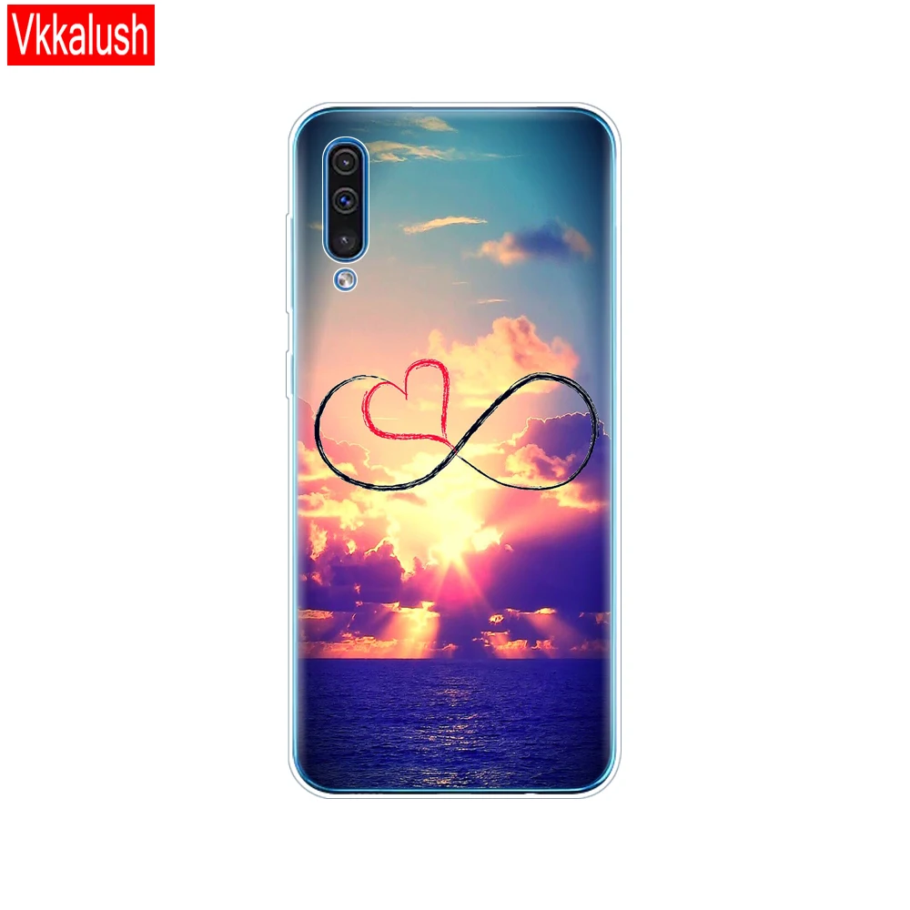 80124 Для samsung Galaxy A30S силиконовый прозрачный Футляр задняя крышка чехол для телефона samsung A30 A307 A307F SM-A307F мягкий чехол 6,4 cat - Цвет: 80124