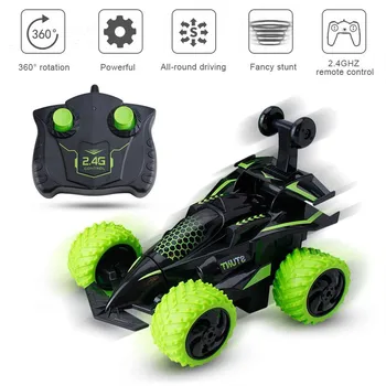 

kids toys RC Stunt Car 360 Rotating Sided Tumbling Vehicle Kids Remote Control Toy игрушечный Accessories Wholesaler 2020