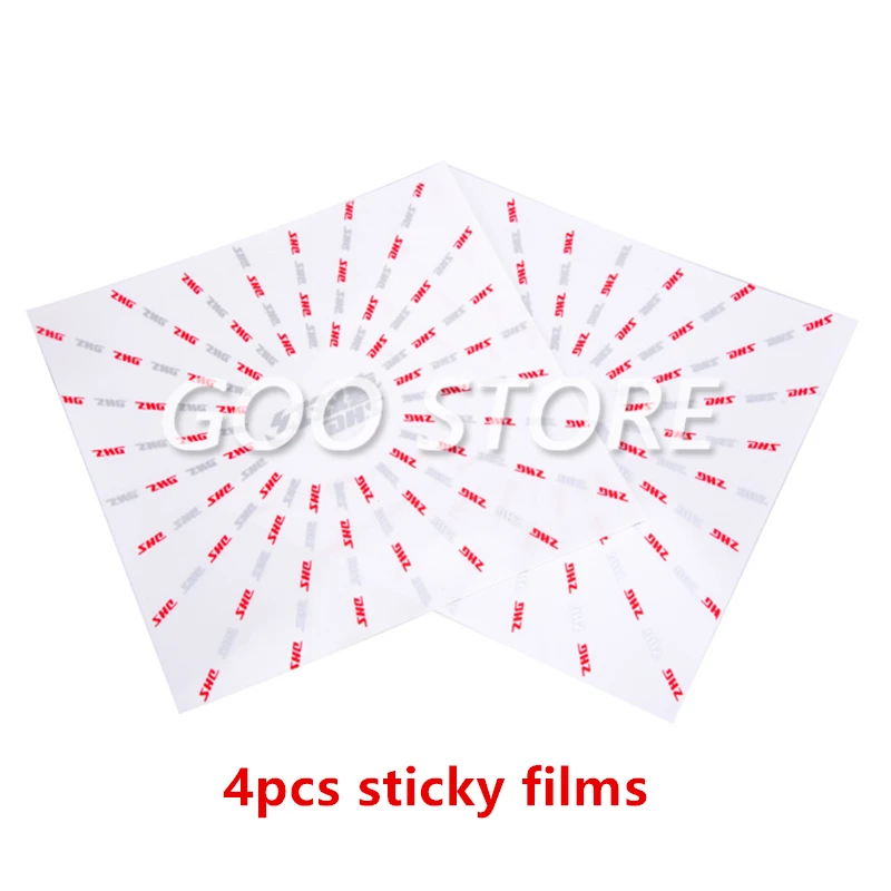 Table Tennis Equipment 4pcs DHS Table Tennis Protective Film Rubber Ping Pong Paddle Bat Set