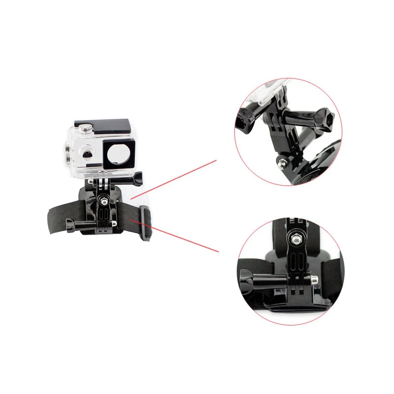 Аксессуары для экшн-камеры комплект для GoPro Hero 4 5 6 7 8 Session Набор для Xiaoyi 4K SJCAM EKEN нагрудный ремень крепление на голову