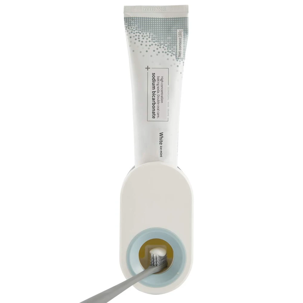 Автоматический Дозатор зубной пасты Hands Free, соковыжималка зубной пасты для семьи, универсальный для ванных и туалетных комнат, SEP99 - Цвет: Белый
