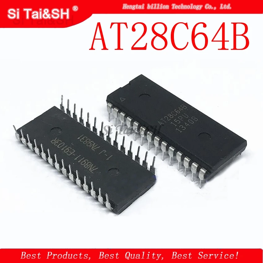 

10pcs/lot AT28C64B AT28C64 28C64 AT28C64B-15PU AT28C64B-15PC DIP In Stock