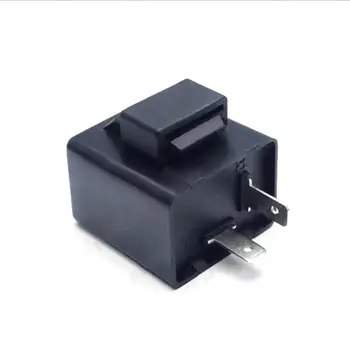 

2 Pin Motorcycle Flashing Relay Led Indicator 12V Automotive Resistor High Quality Led Flasher Abs Plastic