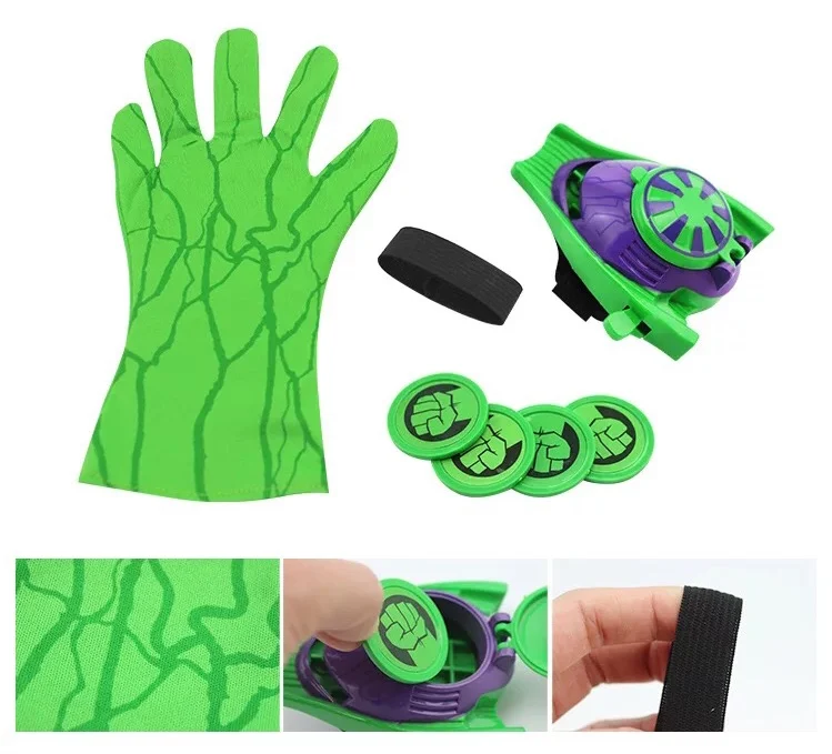 5 Styles PVC 24cm Batman Glove Action Figure Spiderman Launcher Toy Kids Suitable Spider Man Cosplay Toys