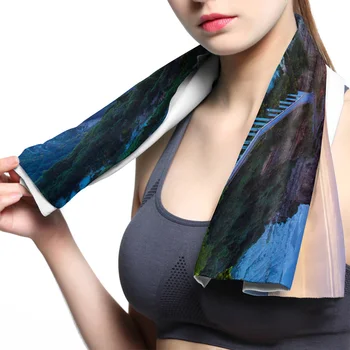 

Tuscany Design Face Towel Cooling ice Utility Enduring Instant Cozy Ice Cold for Enduring Running