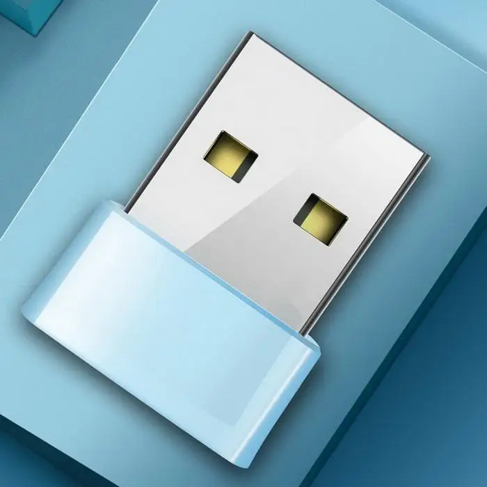 150 Мбит/с мини WiFi USB адаптер Сетевая карта беспроводной USB 2,0 для ноутбука/настольного компьютера синий