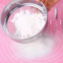 Сито для муки из нержавеющей стали ручной сетчатый инструмент для выпечки мелкий 60 сетчатый фильтр для кухонного порошка сито для выпечки инструменты для выпечки тортов