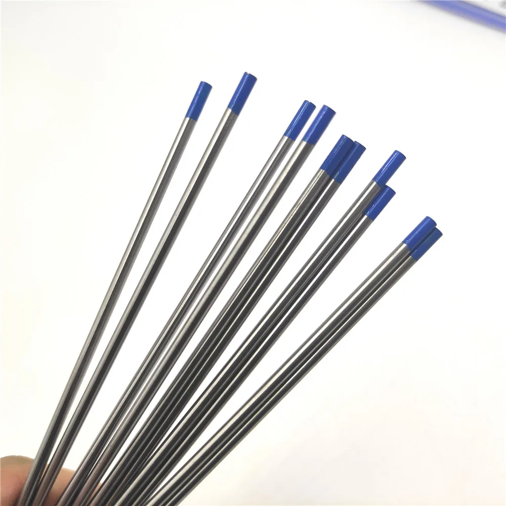  10 electrodos de tungsteno de 6.890 in  WT20/WP20/WC20/WL15/WL20/WZ8 Varillas de soldadura Tig para varillas de  soldadura de aluminio con antorcha de soldadura Tig. Tamaño: mezcla (1.0  2.0) x 5, color: WL20 (