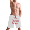 Men's Beach Shorts Custom pattern Style Swim Trunks Quick Dry Casual Polyester Swim Shorts with Mesh Lining and Pockets 5