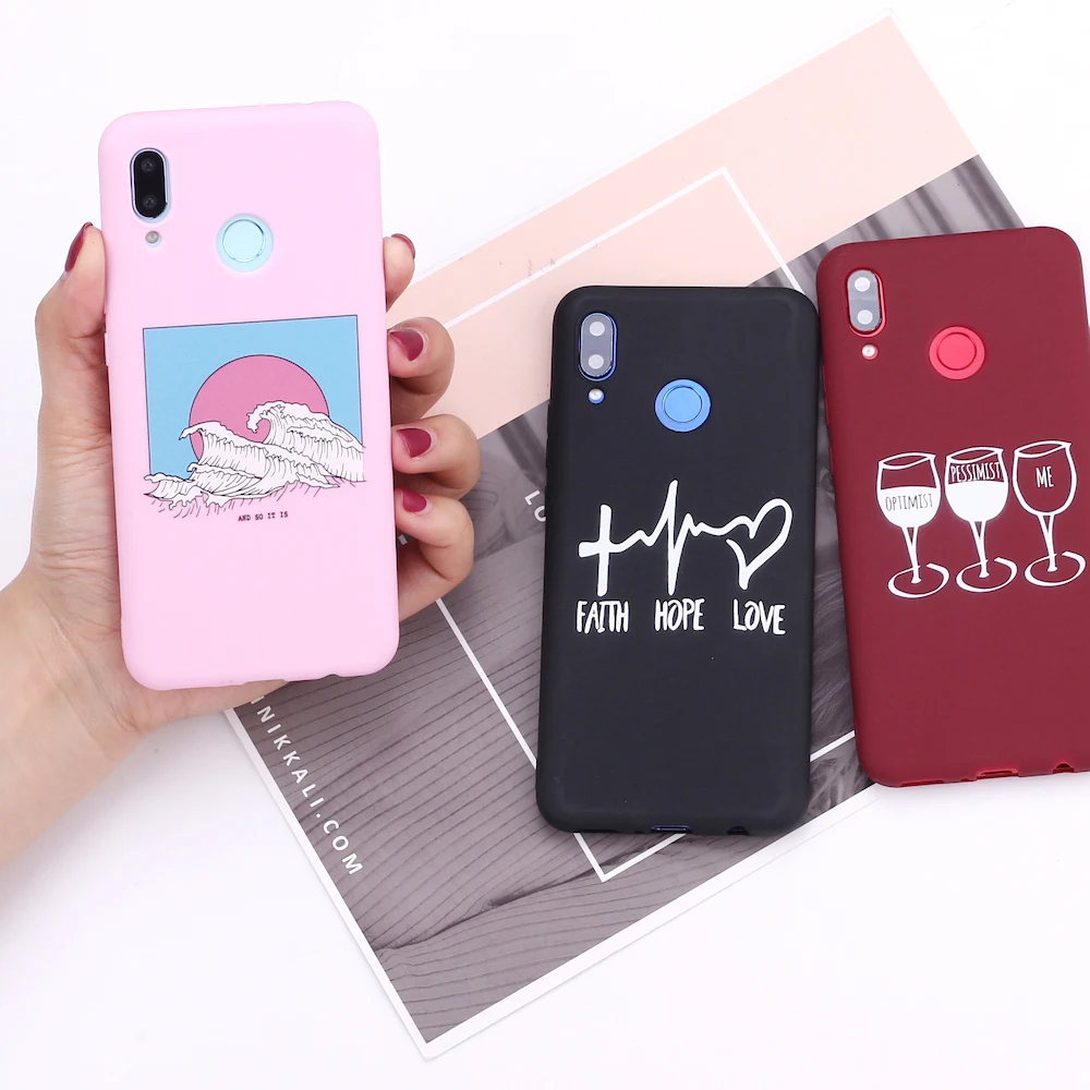 

For Samsung S8 S9 S10 S10e S20 Plus Note 8 9 10 A7 A8 Faith Hope Love Great Wave off Kanagawa Silicone Phone Case Cover Fundas
