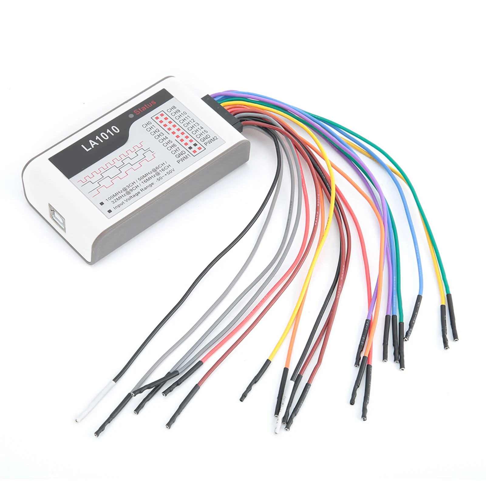 Digital Logic Analyzer 16 Channels Logic Analyzer 100M Sample Rate 16