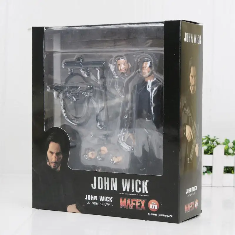 Новинка экшн-фигурка Mafex 070 Джон фитиль модель игрушечного фильма кукла Кеану