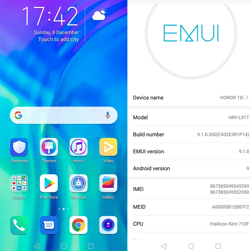 Мобильный телефон honor 20i honor 10i с глобальной ПЗУ 6,21 дюйма, Android 9,0, разблокировка лица, Смартфон honor 20 lite