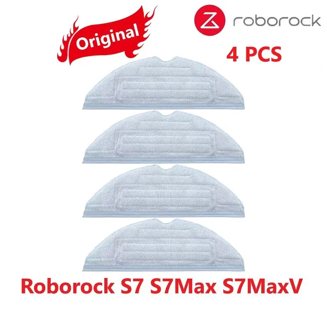 Original High Quality Roborock T7S T7plus T7Splus S7 Mop Cloth Spare Parts Mopping Cloth Accessories 4pcs