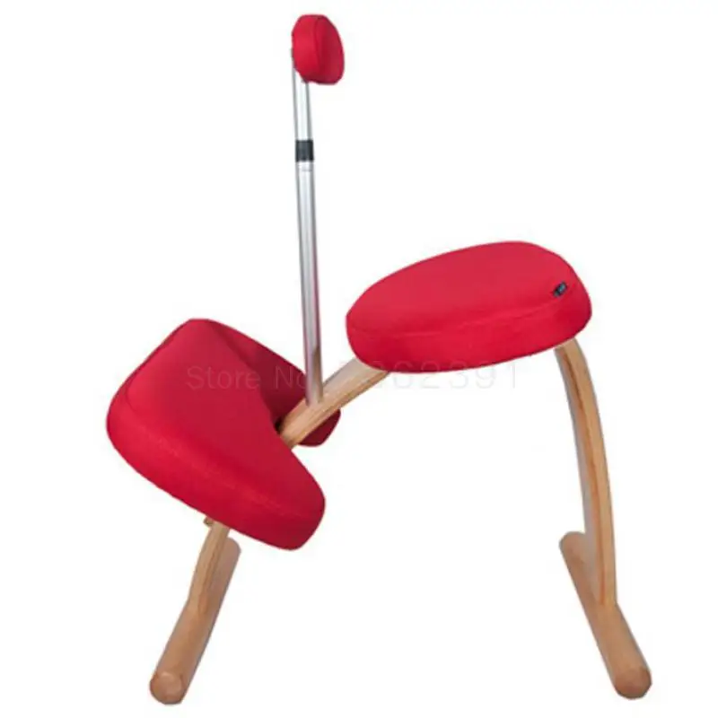Children Learn Computer Chair Lift Students Correct Posture Real Wood Prevent Humpback Myopia Kneeling |