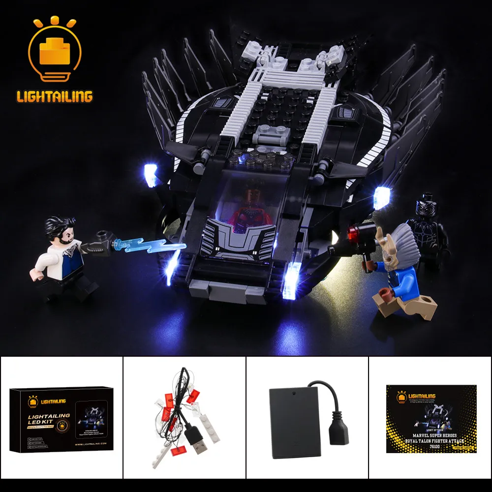 

LIGHTAILING LED Light Kit For 76100 Super Heroes Series Royal Talon Fighter Attack Lighting Set (NOT Include The Model)