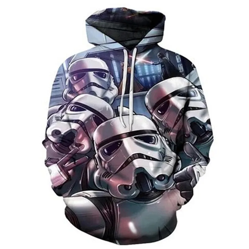 2019 Cosmos Star Wars Christmas Space Ugly Sweateshirt 3d print Crewneck Pullovers casual Long Sleeve Outerwear |