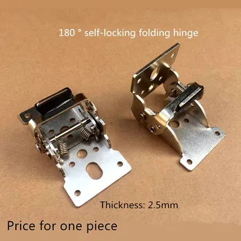

Free shipping the folding table legs of furniture hardware hinge connector accessories table flap 180 silver lock