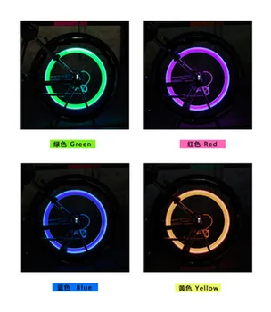 

1pcs Neon Lamp Car Tire Valve Cap Decorative Lantern Light stick type Mountain Bike Light Wheel Spokes Lamp LED Light