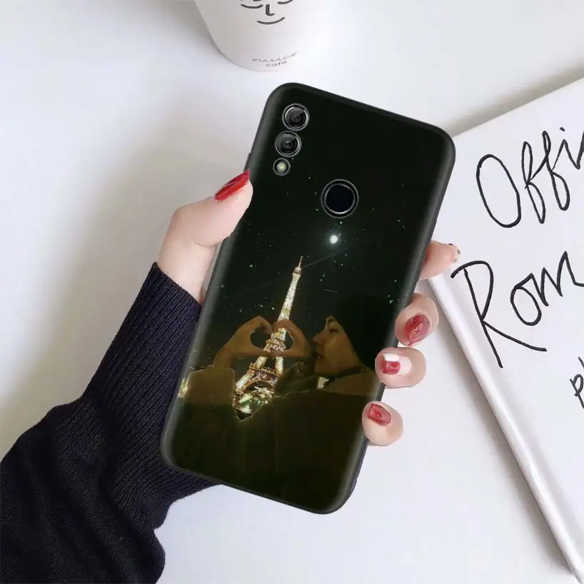 BS130-7 Черный чехол Kpop Kim V Taehyung для huawei Honor 9X 8X Y9 7S 7X9 10 Lite 8A Pro 20i Y5 Y6 Y7 мягкий чехол для телефона - Цвет: BS130-7