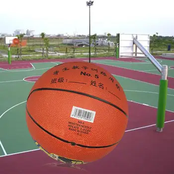 

Red Rubber 21cm Boys Indoor Basketball Training Gaming Sports PEclass Street Entertainment