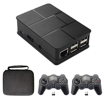 

Video Game Console HDMI 64GB Memory for Raspberry Pi 3B Game Player Pi-Boy 2.4G Wireless Built-in 10000 Games