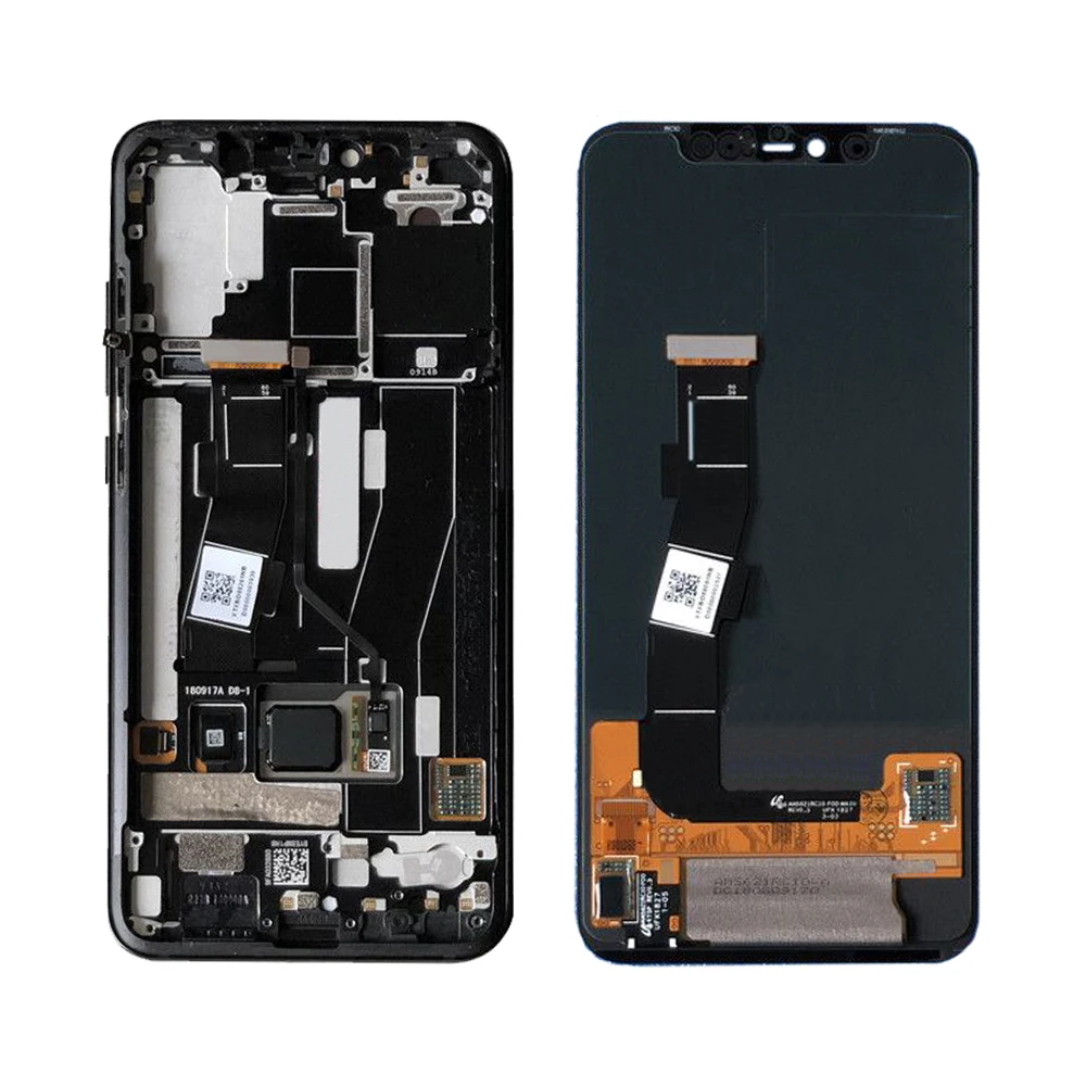 6,2" для Xiaomi Mi 8 Pro lcd кодирующий преобразователь сенсорного экрана в сборе для Xiaomi Mi 8 Pro дисплей с рамкой отпечатков пальцев M1807E8A