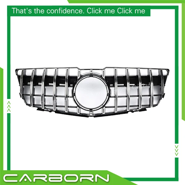 Для-Mercedes для-Benz GLK-class X204 2008-2012 с эмблемой GT R GTR Sport передний бампер гоночная решетка