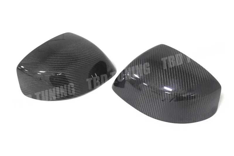 Carbon Fiber Style Side RearView Mirror Cover Trim For Honda Civic 9th 2012-2014