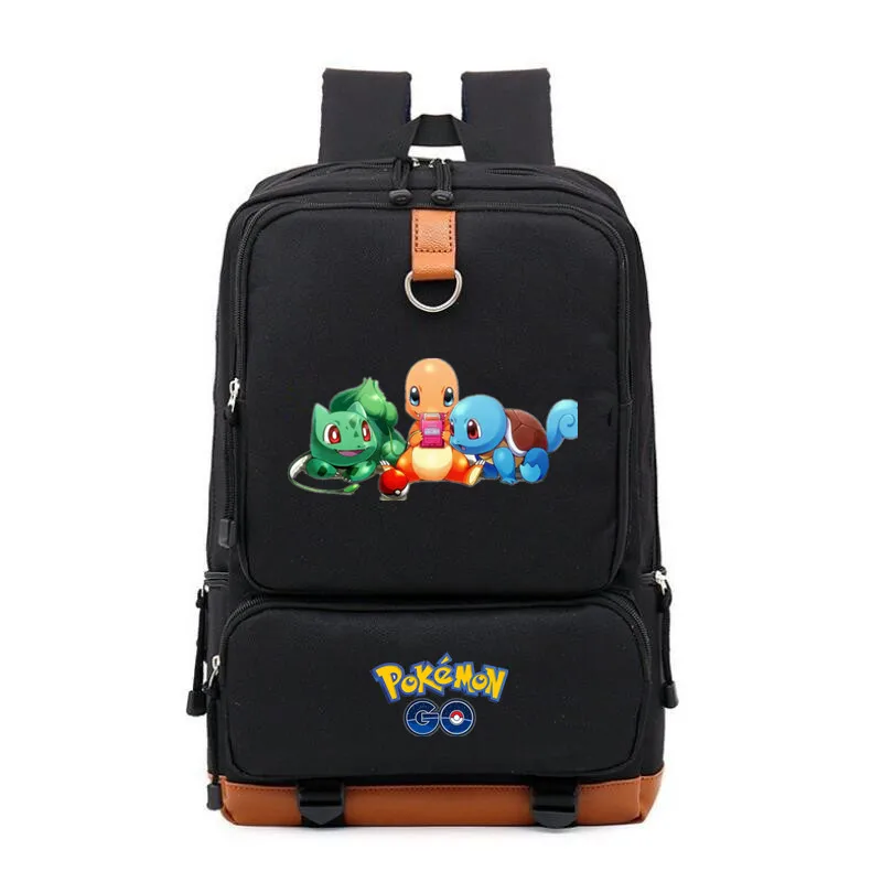 Карманный Монстр Пикачу mochila Печать Рюкзак для подростков Mimikyu Gengar школьная сумка на плечо Рабочая дорожная сумка для ноутбука рюкзак - Цвет: 4