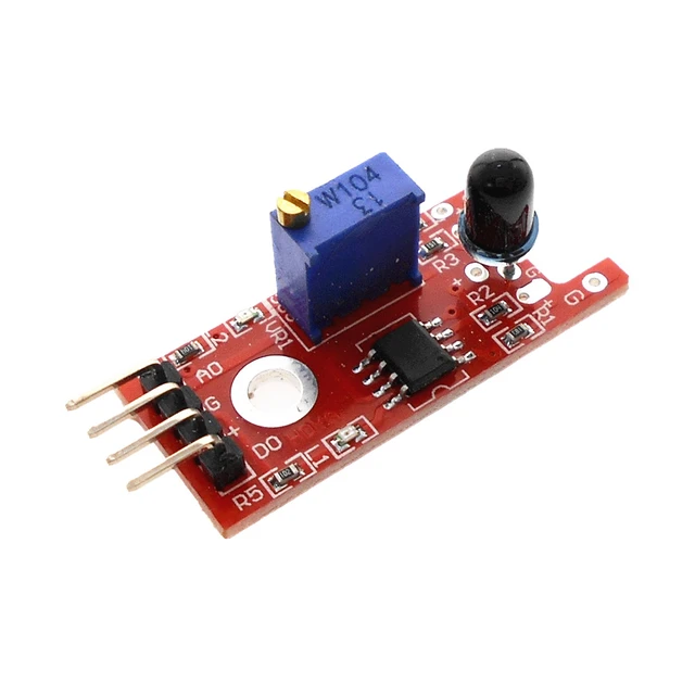 IoT Based Fire Detection Using ESP32 And Flame Sensor With, 48% OFF