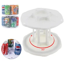 Портативная банка для пищевых напитков Carouse холодильник с двумя ярусами органайзер для холодильника Can Tamer