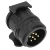 12V 13 To 7 Pin Trailer Socket Adapter Водонепроницаемый Грузовик Караван Буксировка Электрический Адаптер Трейлер Проводка Разъем Буксировочные Аксессуары