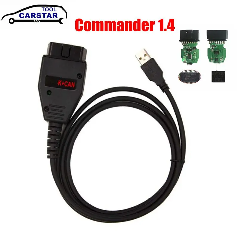 Per Vag K + Can Commander 1.4 Muslimafdi Ft232Rq Chip Per Audi/Vw/Skoda/Seat Per Vag K + Can 1.4 K-Line Commander