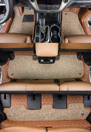 8 Для changan cs95 роскошный прочный волокнистый кожаный замшевый коврик для салона автомобиля ковер аксессуары - Цвет: 8