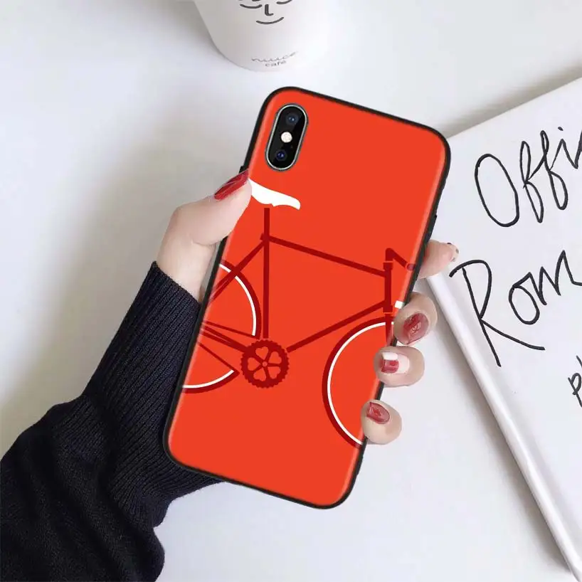 BS074-7 Велосипедный спортивный чехол Coqu для Apple iphone 11 Pro XR XS Max X 7 8 6S Plus 5 5S SE Черный силиконовый чехол для телефона - Цвет: BS074-7