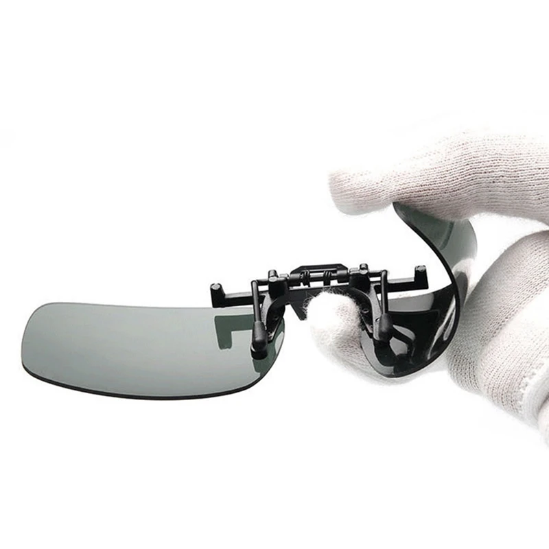 Поляризованные прикрепляемые солнцезащитные очки для вождения ночного видения линзы солнцезащитные очки мужские анти-УФ для мужчин и женщин