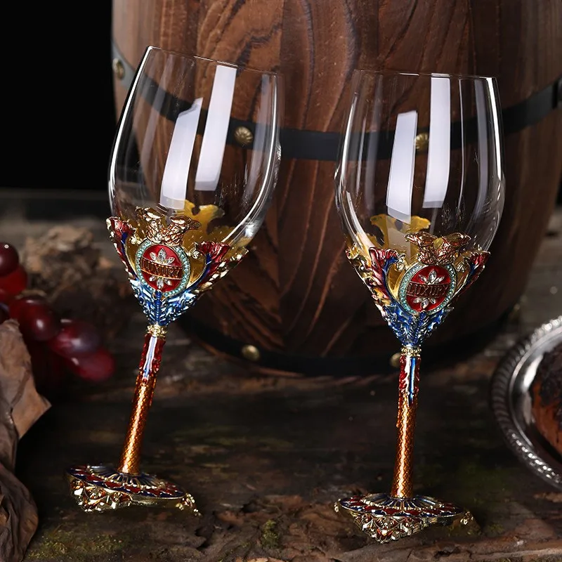 Goblet Creative Red Wine Set Wedding Birthday Party Supplies Gift Anniversary Crystal Wine Glasses Wine Glass Christmas