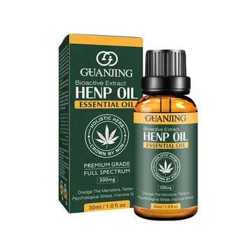 

Face Hemp Oil Moisturizing Lifting Firming Skin Lighten Fine Lines Anti-wrinkles Anti-aging Facial Massage Essential Oil