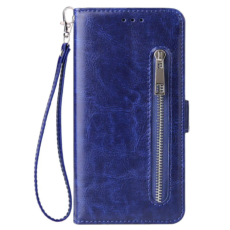 Роскошный чехол-кошелек в стиле ретро для телефона samsung Galaxy A6, кожаная сумка, чехол для samsung A3 A5 A6s A8s A8 A9 A9s Coque - Цвет: Blue