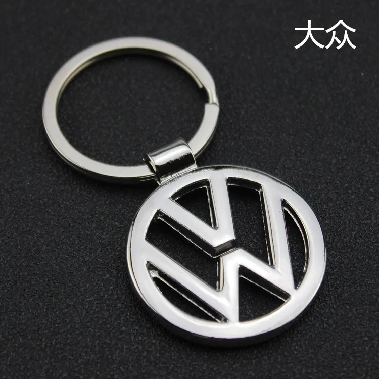 

High Quality Metal Car Logo Keychain Key Chain Keyring Key Ring Chaveiro Llavero for Vw Toyota Auto Pendant Key Holder Best Gift