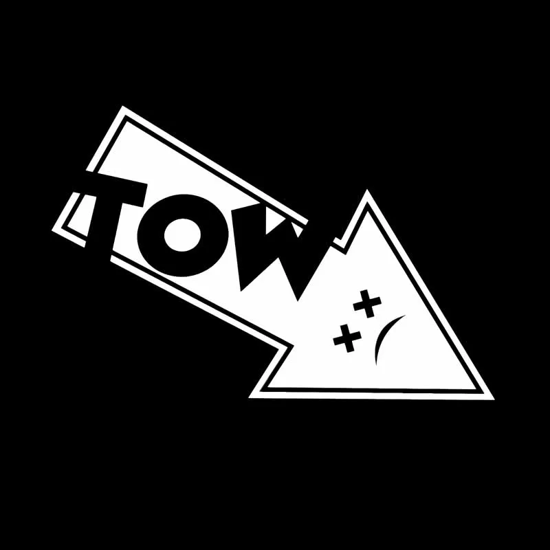 

Tow Hook Arrow Vinyl Decal Car Sticker Track Drag Drift Race Waterproof Anti-UV Car Window Body Decorative Stickers Accessories