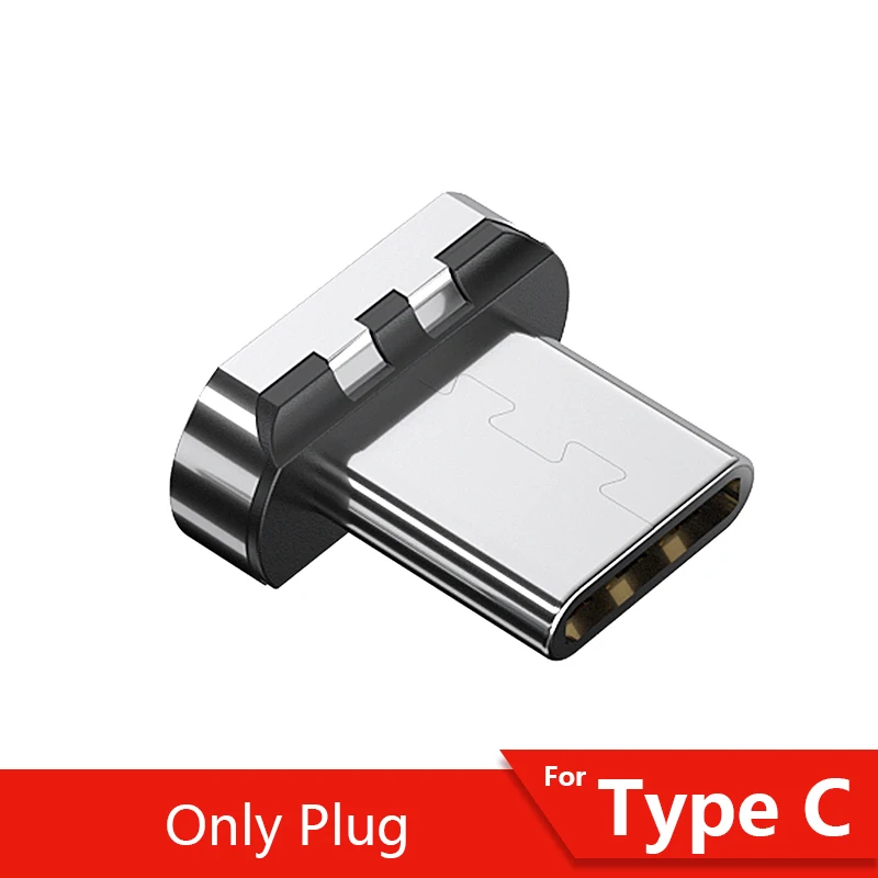 Only Plug Магнитный кабель Essager 5A с разъемом usb type C и USB C для MacBook Pro 100 Вт, магнитное зарядное устройство PD, USB-C кабель type-C для samsung Note 10 - Цвет: Only Plug